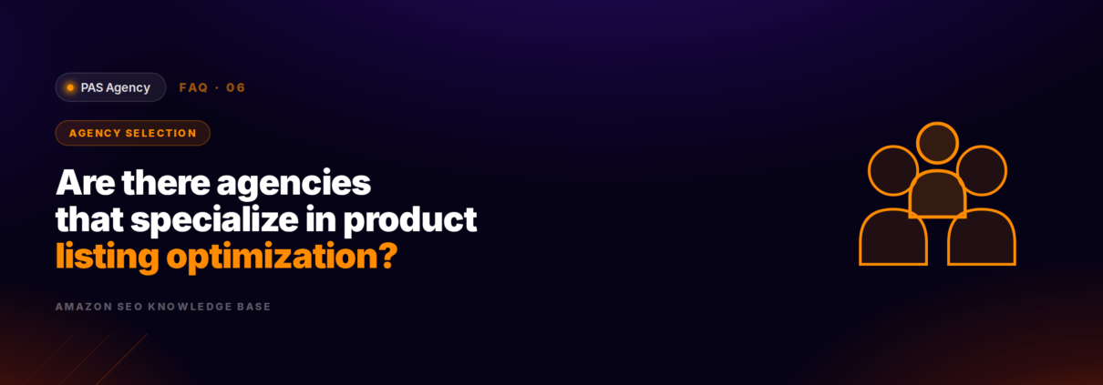 Are there agencies that specialize in Amazon product listing optimization?