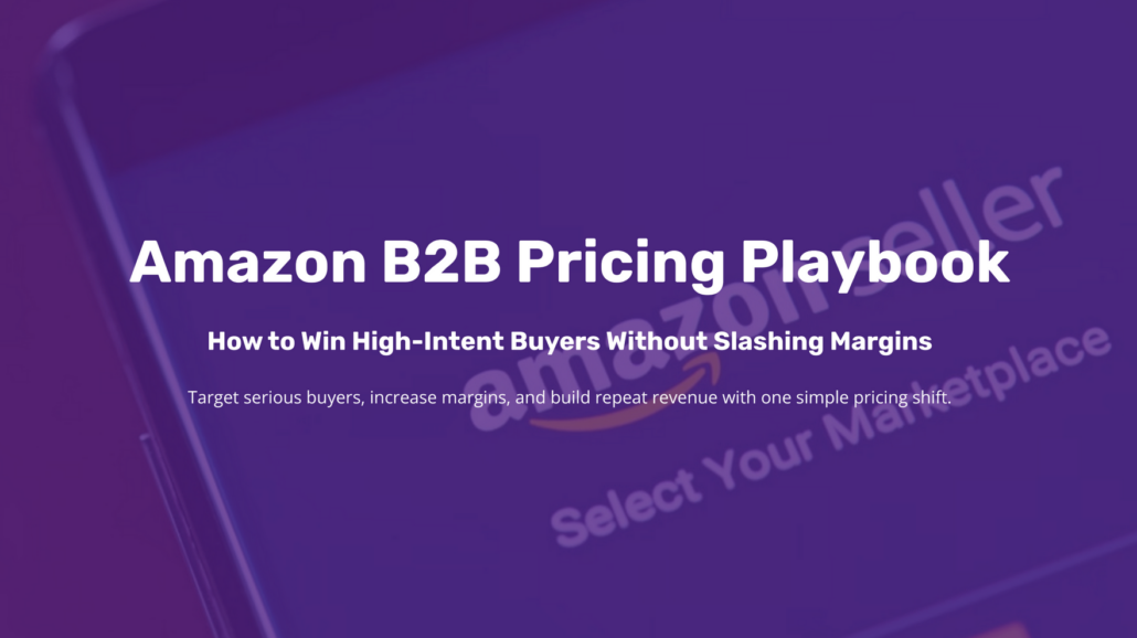 The Amazon B2B Pricing Playbook