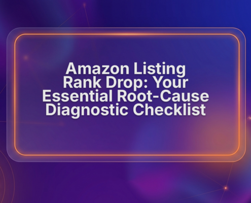 amazon listing rank drop