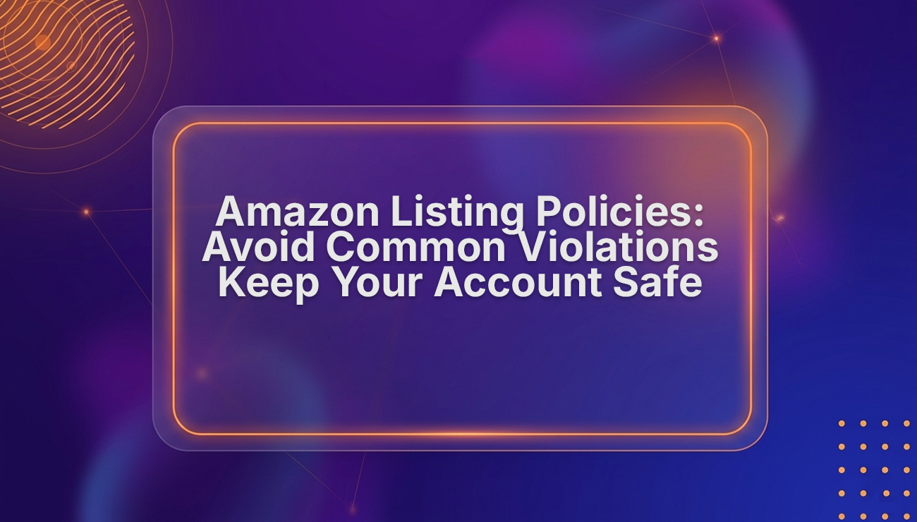 amazon listing policies
