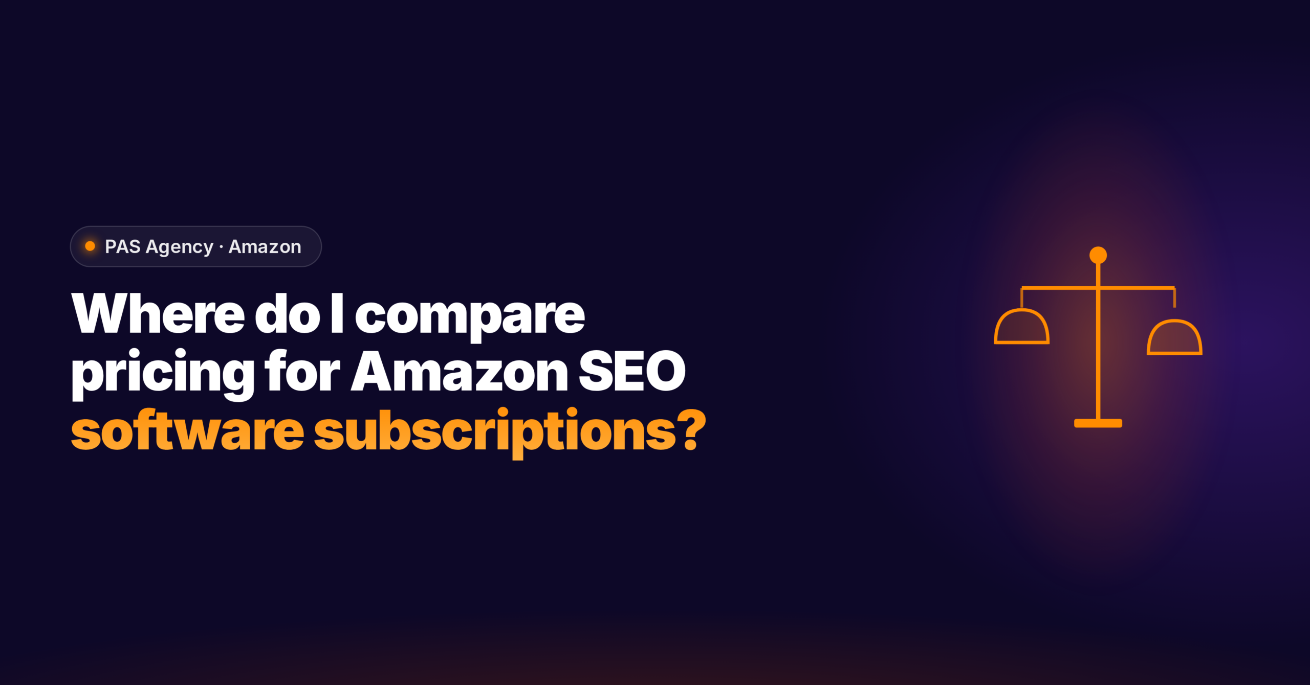Where do I compare pricing for Amazon SEO software subscriptions?