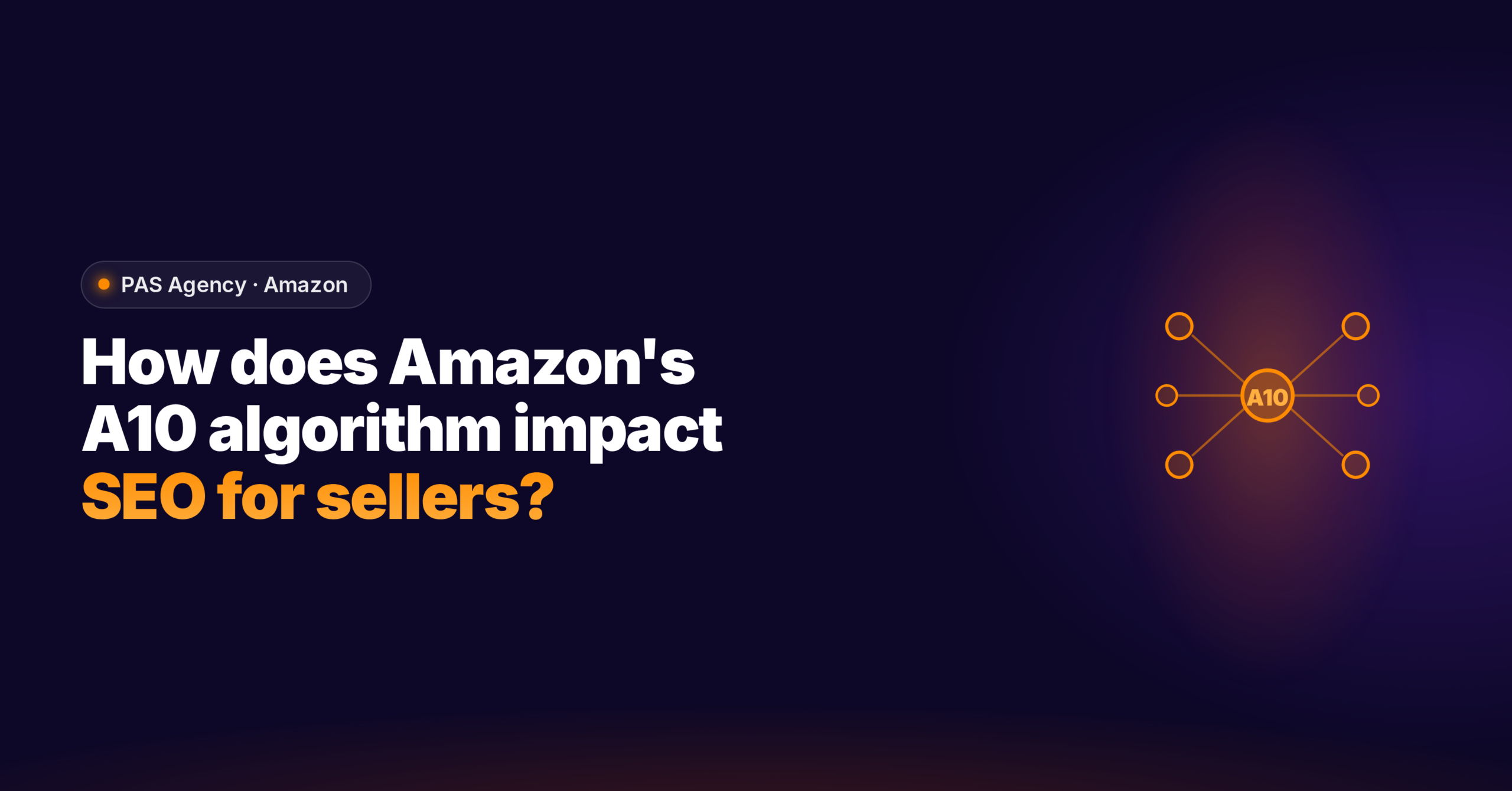 How does Amazon’s A10 algorithm impact SEO for sellers?